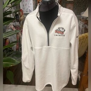 Ohio northern university lacrosse Quarter-Zip fleece by Nike size XL